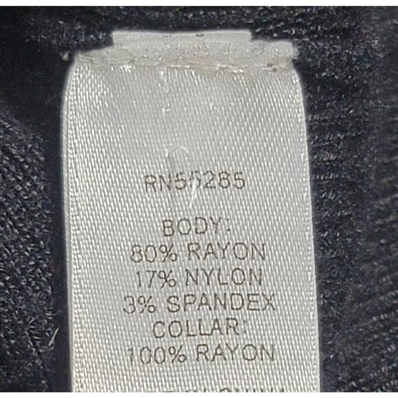 Express Design Studio Black Cowl Neck Capped Sleeves Top Small Lightweight Soft - Picture 4 of 6